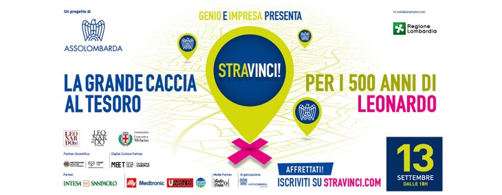 StraVinci! con Assolombarda: la caccia al tesoro cittadina alla scoperta dei luoghi di Leonardo