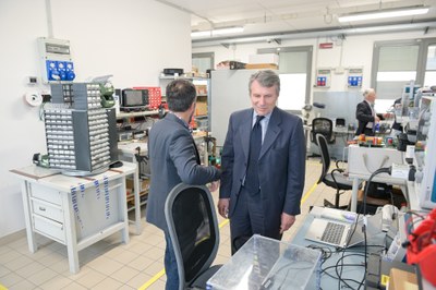 Il Presidente di Assolombarda visita Infineon Technologies Italia a Pavia